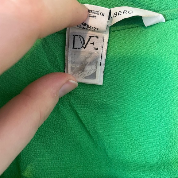 Diane von Furstenberg Bateau Neck Blouse 0143 - Picture 6 of 8